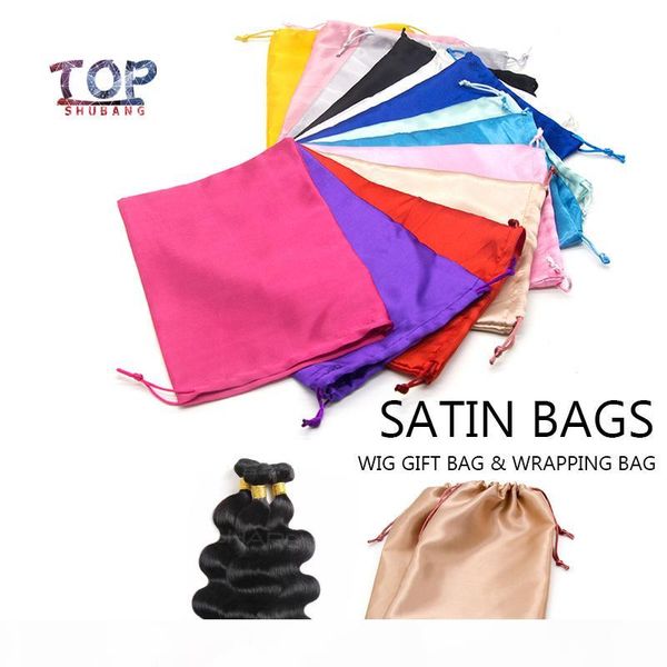 blank stock 18x25cm satin silk wig bags for gift hair extension packing drawstring pouch accept virgin hair bags
blank stock 18x25cm satin silk wig bags for gift hair extension packing drawstring pouch accept virgin hair bags