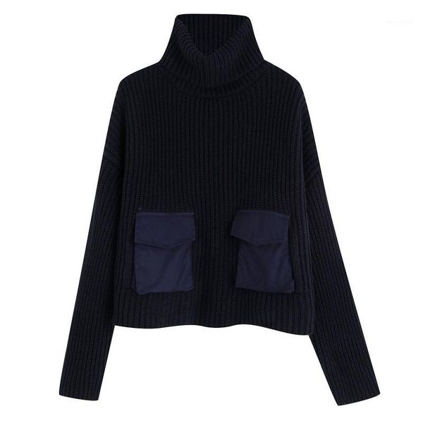wide women sweater autumn 2019 new fashion pockets patchwork full sleeve turtleneck neck sweaters modern lady loose pullovers1, White;black
wide women sweater autumn 2019 new fashion pockets patchwork full sleeve turtleneck neck sweaters modern lady loose pullovers1, White;black