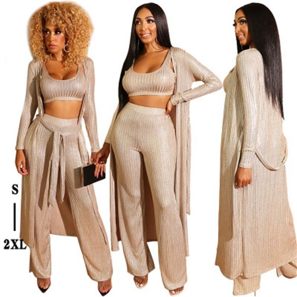 fashion elegant women's three piece pants, pure colour bronzing lady and girl's casual leisure wear sets,autumn and winter, White
fashion elegant women's three piece pants, pure colour bronzing lady and girl's casual leisure wear sets,autumn and winter, White