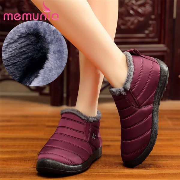 boots memunia 2021 snow women flat cotton shoes thick fur round toe solid color winter warm down, Black
boots memunia 2021 snow women flat cotton shoes thick fur round toe solid color winter warm down, Black