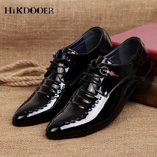 men dress shoes lace-up pointed toes flat shoes office work footwear comfortable male formal1, Black
men dress shoes lace-up pointed toes flat shoes office work footwear comfortable male formal1, Black