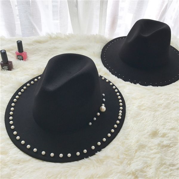 fedora hat women winter autumn church caps pearl felt hat ladies vintage fedoras chapeau femme feutre dames hoeden kerk 201015, Blue;gray
fedora hat women winter autumn church caps pearl felt hat ladies vintage fedoras chapeau femme feutre dames hoeden kerk 201015, Blue;gray