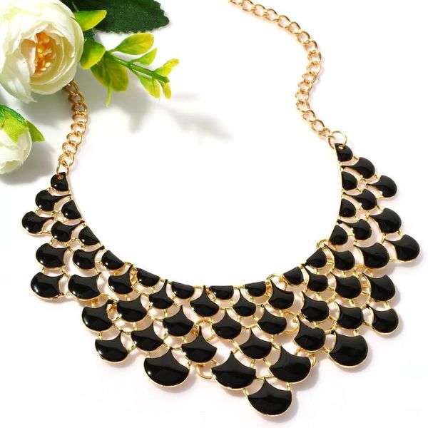 chokers gem beads choker fashion collar gold color chain necklace for women collier statement bib pendant jewelry, Golden;silver
chokers gem beads choker fashion collar gold color chain necklace for women collier statement bib pendant jewelry, Golden;silver