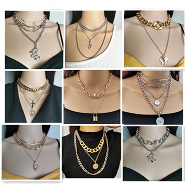 jewelry figure peach heart multi layer sweater chain female personality baroque pearl necklace, Silver
jewelry figure peach heart multi layer sweater chain female personality baroque pearl necklace, Silver