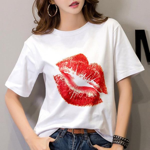 lips printed tshirt women new fashion t shirt white short sleeve t-shirt harajuku female & tees thin section clothing
lips printed tshirt women new fashion t shirt white short sleeve t-shirt harajuku female & tees thin section clothing