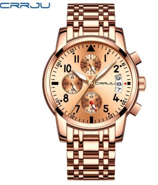 seller crrju relogio masculino mens watches brand luxury golden steel quartz watch men casual sport chronograph wristwatch, Slivery;brown
seller crrju relogio masculino mens watches brand luxury golden steel quartz watch men casual sport chronograph wristwatch, Slivery;brown