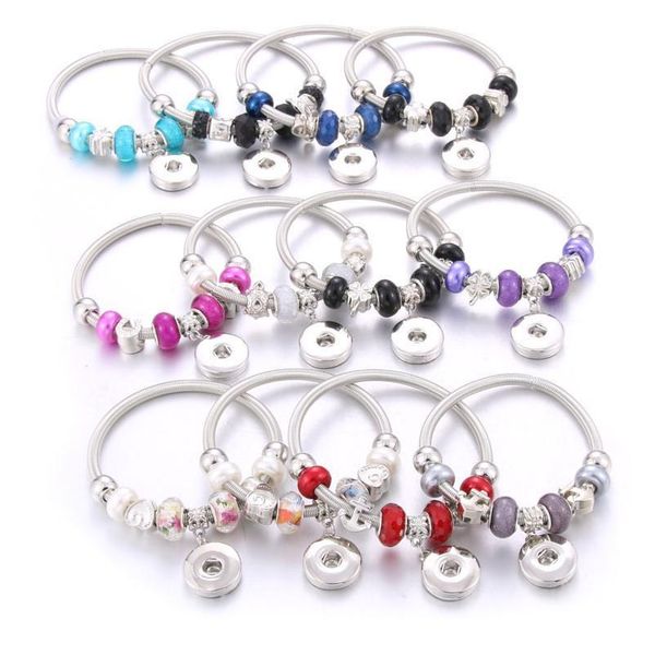 12 colors elasticity snap button bracelet beads snap bracelet fit 18mm snap buttons jewelry natural stone beaded bbybnb, Golden;silver
12 colors elasticity snap button bracelet beads snap bracelet fit 18mm snap buttons jewelry natural stone beaded bbybnb, Golden;silver