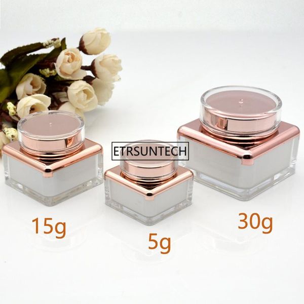 100pcs 5g 15g 30g empty cream jar plastic acrylic refillable bottle makeup pot travel face lotion cosmetic container f2437
100pcs 5g 15g 30g empty cream jar plastic acrylic refillable bottle makeup pot travel face lotion cosmetic container f2437