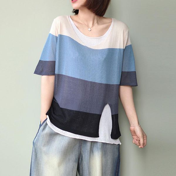 fairynatural 2020 summer new fake two patchwork color retro t-shirts simple o-neck short sleeve all-match women, White
fairynatural 2020 summer new fake two patchwork color retro t-shirts simple o-neck short sleeve all-match women, White