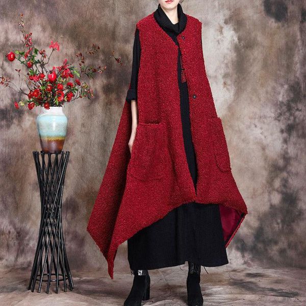 women's vests johnature autumn winter 2021 women retro o-neck long cardigan irregular leisure loose comfortable all-match vest, Black;white
women's vests johnature autumn winter 2021 women retro o-neck long cardigan irregular leisure loose comfortable all-match vest, Black;white