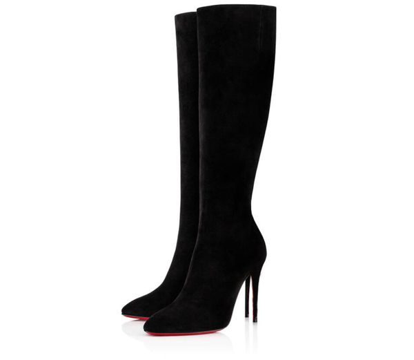 elegant winter brands women red bottom boots eloise botta knee boots high heels lady fashion booties party,wedding eu35-43, Black
elegant winter brands women red bottom boots eloise botta knee boots high heels lady fashion booties party,wedding eu35-43, Black