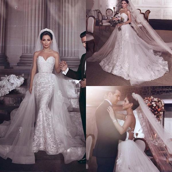 2021 new arrival mermaid mariee bathrobe darling appliqued lace gowns custom-made wedding dress 2tfd, White
2021 new arrival mermaid mariee bathrobe darling appliqued lace gowns custom-made wedding dress 2tfd, White