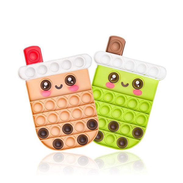 milk tea cup press bubble silicone decompression toys children's educational toy
milk tea cup press bubble silicone decompression toys children's educational toy