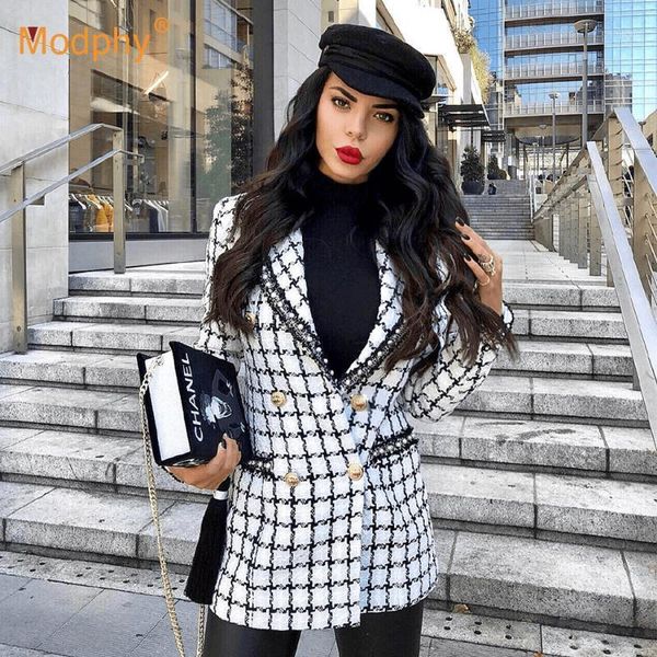 2020 winter new fashion women's trench coat long sleeve double-breasted plaid slim coats club celebrity party coat vestidos1, Tan;black
2020 winter new fashion women's trench coat long sleeve double-breasted plaid slim coats club celebrity party coat vestidos1, Tan;black