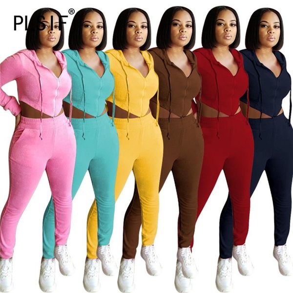 women's tracksuits simple pure color deep v neck long sleeve crop and pants 2 pieces set casual lady fashion, Gray
women's tracksuits simple pure color deep v neck long sleeve crop and pants 2 pieces set casual lady fashion, Gray
