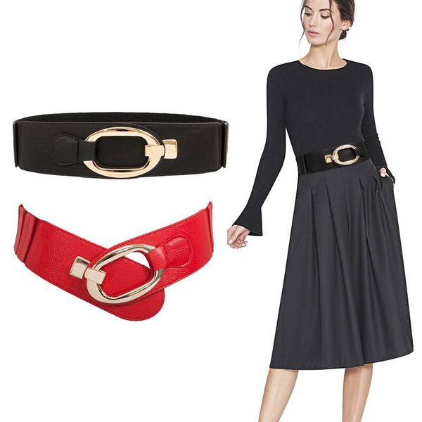 h3470 simple wide waist belt ladies fashion waistband women solid color leisure metal buckle elastic cummerbunds, Black;brown
h3470 simple wide waist belt ladies fashion waistband women solid color leisure metal buckle elastic cummerbunds, Black;brown