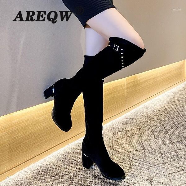 boots women over knee thick heel winter shoes woman warm long boot pointed toe fashion party footwear1, Black
boots women over knee thick heel winter shoes woman warm long boot pointed toe fashion party footwear1, Black