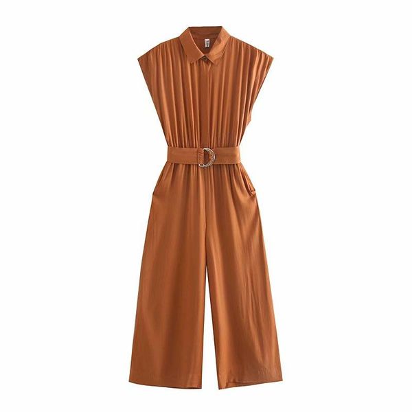 women's jumpsuits & rompers 2021 safari style women turn down collar solid color belt sashes wide leg ladies pleats casual business p50, Black;white
women's jumpsuits & rompers 2021 safari style women turn down collar solid color belt sashes wide leg ladies pleats casual business p50, Black;white