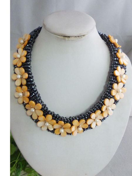 chokers crystal necklace wedding gift bridesmaid necklace,small shell flowers 20", Golden;silver
chokers crystal necklace wedding gift bridesmaid necklace,small shell flowers 20", Golden;silver