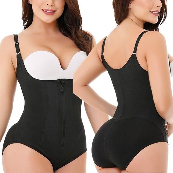 bodysuit shapewear women latex waist trainer slim zipper and hook shapewear open bust corset tummy control shaper trimmer lj201209, Black;white
bodysuit shapewear women latex waist trainer slim zipper and hook shapewear open bust corset tummy control shaper trimmer lj201209, Black;white