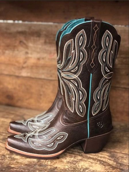 2020 new brand embroidered western retro boots for women med heels pointy toe knee high boot women shoes, Black
2020 new brand embroidered western retro boots for women med heels pointy toe knee high boot women shoes, Black