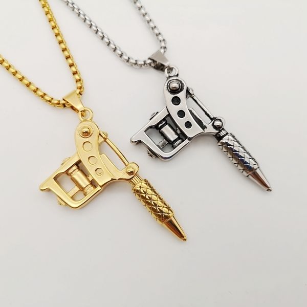 black knight vintage mens cool tattoo machine pendant necklace 316 stainless steel hip hop punk personal necklace jewelry 2010136141592, Silver
black knight vintage mens cool tattoo machine pendant necklace 316 stainless steel hip hop punk personal necklace jewelry 2010136141592, Silver