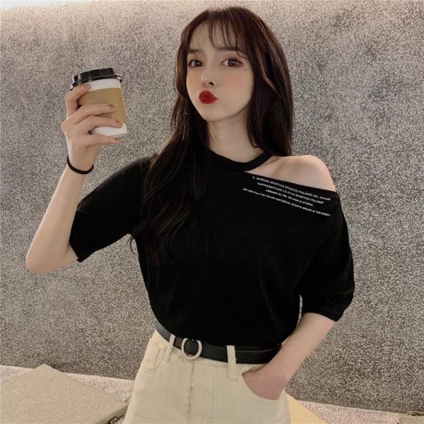 kenvm 6535 cotton 2019 new women's clothing korean styleshoulder letter personalized short-sleeved clothing summer t-shirt student cl, White
kenvm 6535 cotton 2019 new women's clothing korean styleshoulder letter personalized short-sleeved clothing summer t-shirt student cl, White