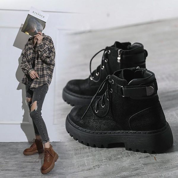 ankle boots for women platform boots black shoes zip combat women 2020 new autumn fashion 4cm heels chunky 35-401
ankle boots for women platform boots black shoes zip combat women 2020 new autumn fashion 4cm heels chunky 35-401