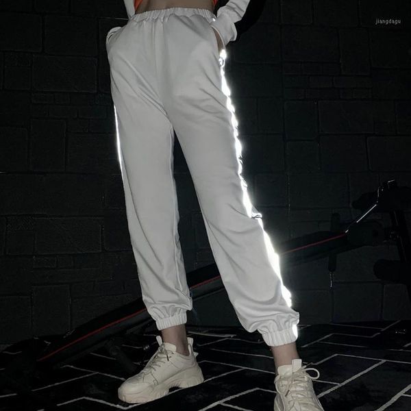 reflective stitching printing slim pants for women1, Black;white
reflective stitching printing slim pants for women1, Black;white