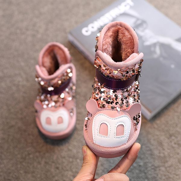 children girls bring boots,2020 winter fashion baby shoes warm plush,size 22-31,for 1-5years child ,pink,black,gray
children girls bring boots,2020 winter fashion baby shoes warm plush,size 22-31,for 1-5years child ,pink,black,gray