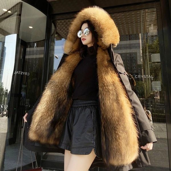 women's fur & faux 2021 school overcomes coat large size detachable medium length, Black
women's fur & faux 2021 school overcomes coat large size detachable medium length, Black