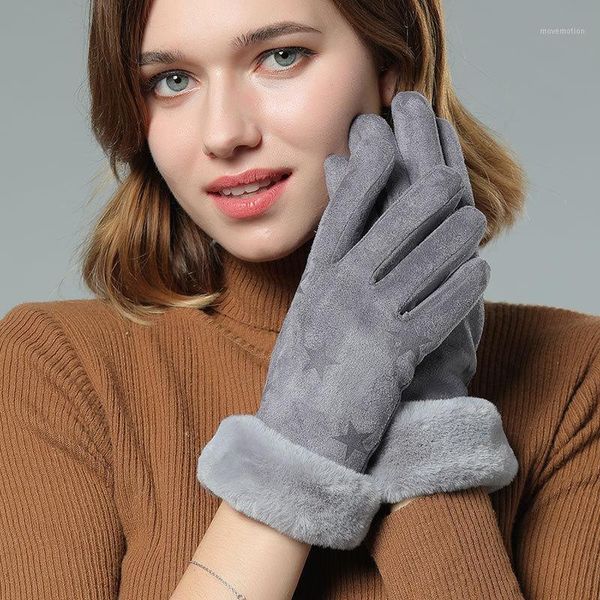 suede leather plus velvet driving gloves women gloves outdoor sport mittens faux fur cycling mittens touch screen full finger1, Blue;gray
suede leather plus velvet driving gloves women gloves outdoor sport mittens faux fur cycling mittens touch screen full finger1, Blue;gray