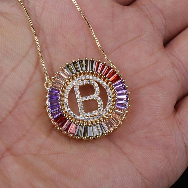 chokers gold 26 initials alphabet letter a-z abc charm micro pave rectangle rainbow crystal cz zircon chain pendant choker necklace, Golden;silver
chokers gold 26 initials alphabet letter a-z abc charm micro pave rectangle rainbow crystal cz zircon chain pendant choker necklace, Golden;silver