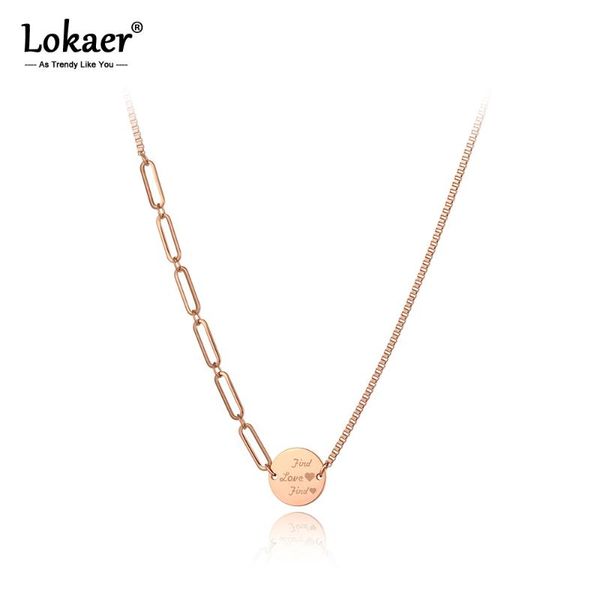 lokaer trendy bohemia stainless steel love letter charm chain choker necklaces jewelry beach pendant necklace for women n20205, Silver
lokaer trendy bohemia stainless steel love letter charm chain choker necklaces jewelry beach pendant necklace for women n20205, Silver