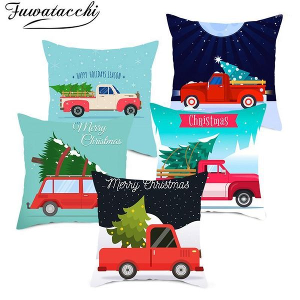 cushion/decorative pillow fuwatacchi red truck throw pillowcases christmas tree cushion cover decorative covers for home sofa year gift 45*4
cushion/decorative pillow fuwatacchi red truck throw pillowcases christmas tree cushion cover decorative covers for home sofa year gift 45*4