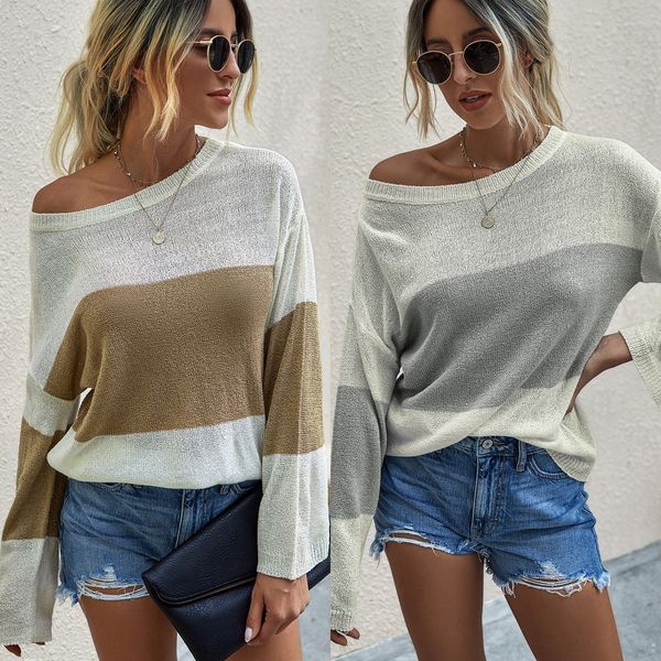 f2pfi autumn winter fashion 2020 loose collar long sleeve thin sweater my203s1095 autumn winter 2020 women's sweaterfashion loose colla, White;black
f2pfi autumn winter fashion 2020 loose collar long sleeve thin sweater my203s1095 autumn winter 2020 women's sweaterfashion loose colla, White;black