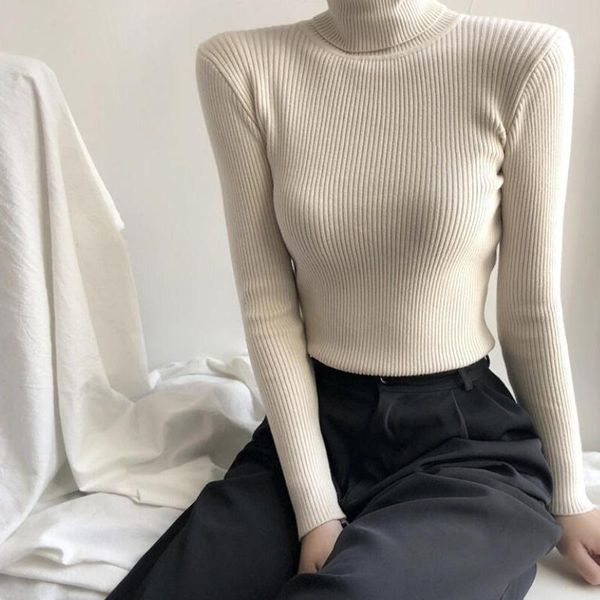 women's sweaters woman's autumn winter turtleneck sweater slim solid color pullover female all-match casual fashion high-neck bott, White;black
women's sweaters woman's autumn winter turtleneck sweater slim solid color pullover female all-match casual fashion high-neck bott, White;black