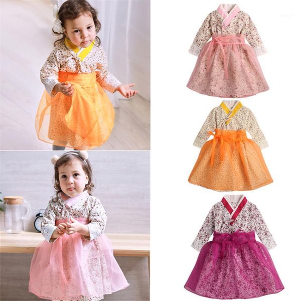 new baby girls traditional korean hanbok fashion style dress cotton long sleeve print 1-6 years old child asian clothing1, Red
new baby girls traditional korean hanbok fashion style dress cotton long sleeve print 1-6 years old child asian clothing1, Red