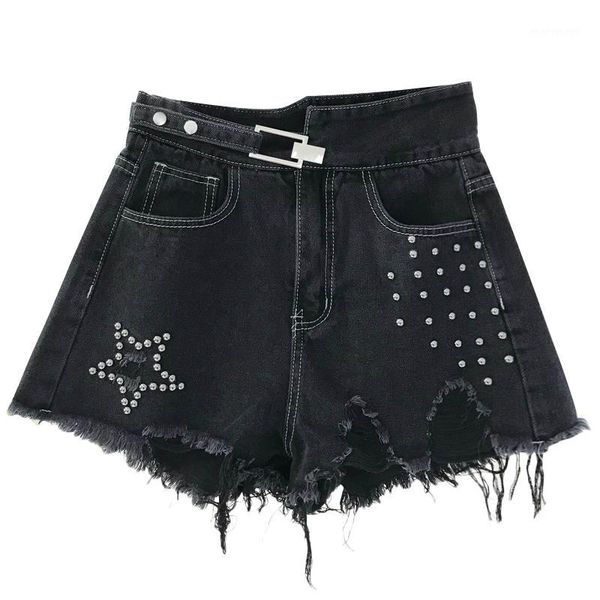 women's shorts summer fashion high waist rivet beading wide leg female blue grey college style korean denim with belt f11171, White;black
women's shorts summer fashion high waist rivet beading wide leg female blue grey college style korean denim with belt f11171, White;black