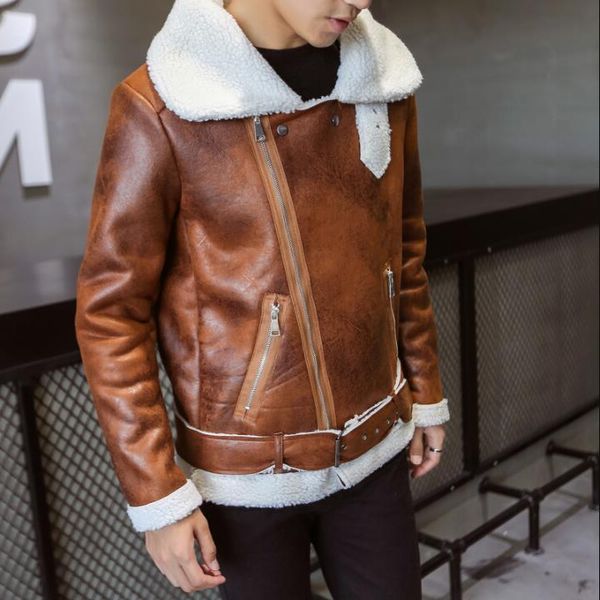 2019 men's faux fur coat harajuku fashion thick warm winter stylish mens leather jackets designer suede bomber jacket parka, Black;brown
2019 men's faux fur coat harajuku fashion thick warm winter stylish mens leather jackets designer suede bomber jacket parka, Black;brown