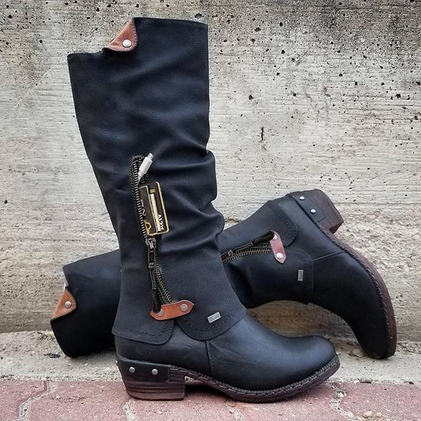 boots women knee high winter western punk warm shoes side zipper woman cowboy ladies booties female shoes2021, Black
boots women knee high winter western punk warm shoes side zipper woman cowboy ladies booties female shoes2021, Black