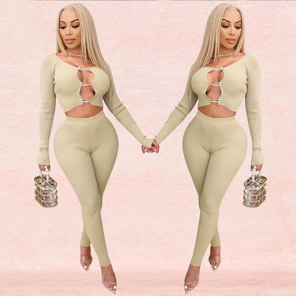 tnnaoff knitted two piece set for women fall clothes long sleeve hollow out paper clip pants streetwear matching sets, Gray
tnnaoff knitted two piece set for women fall clothes long sleeve hollow out paper clip pants streetwear matching sets, Gray