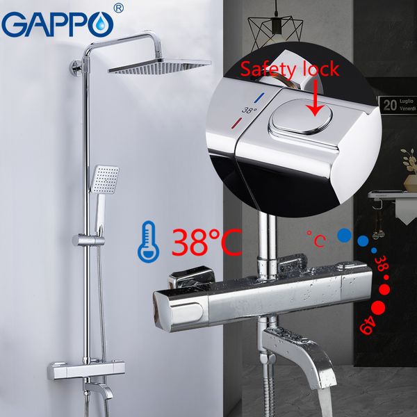 gappo shower system thermostatic mixer taps shower water mixer rainfall bathroom shower wall mounted bathtub faucets 1011
gappo shower system thermostatic mixer taps shower water mixer rainfall bathroom shower wall mounted bathtub faucets 1011