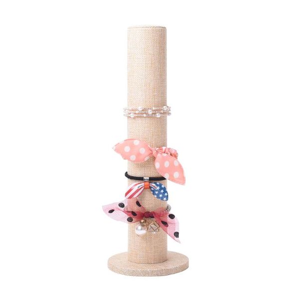 linen vertical tower jewelry watch bracelet display stand bangle t-bar display holder, Pink;blue
linen vertical tower jewelry watch bracelet display stand bangle t-bar display holder, Pink;blue