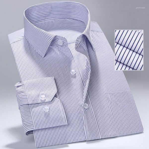 men's dress shirts fashion collar white and black blue stripe shirt business casual long sleeve men wedding formal meeting1, White;black
men's dress shirts fashion collar white and black blue stripe shirt business casual long sleeve men wedding formal meeting1, White;black