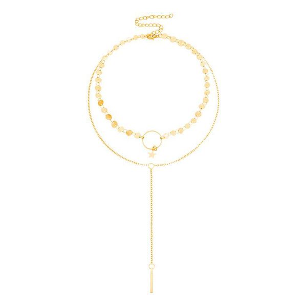chokers 1pc fashion necklace handmade sequins neck pendant star tassel, Golden;silver
chokers 1pc fashion necklace handmade sequins neck pendant star tassel, Golden;silver