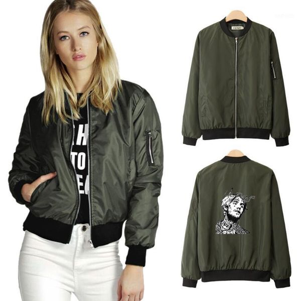 lil peep women jackets fashion long sleeve zipper jacket casual streetwear trendy style clothes1, Black;brown
lil peep women jackets fashion long sleeve zipper jacket casual streetwear trendy style clothes1, Black;brown