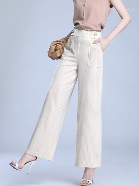 2020 new spring and autumn office lady plus size stretch high waist loose female women brand wide leg pants clothes1, Black;white
2020 new spring and autumn office lady plus size stretch high waist loose female women brand wide leg pants clothes1, Black;white
