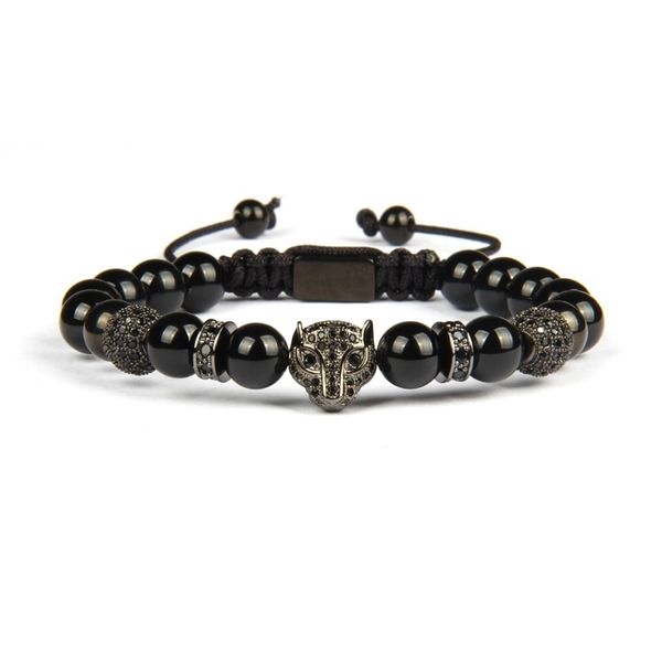 ailatu 10 pieces natural onyx stone jewelry gun black cz leopard head bracelet customizable laser printing on back beads y200730
ailatu 10 pieces natural onyx stone jewelry gun black cz leopard head bracelet customizable laser printing on back beads y200730