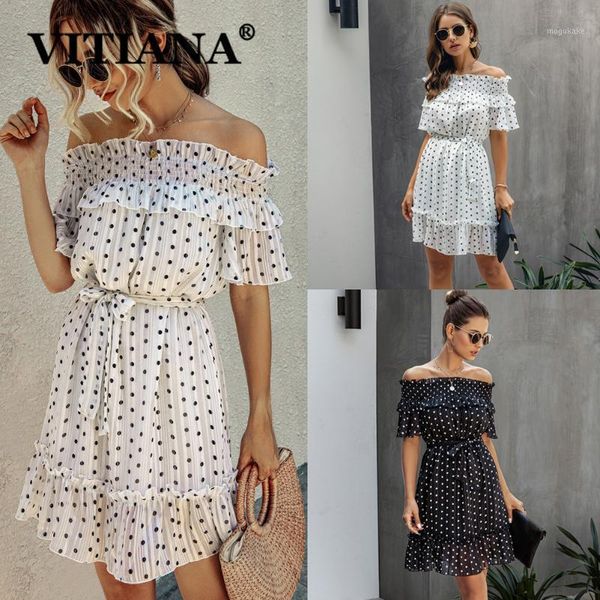vitiana women party dress for womens summer 2020 female off shoulder dot casual black beach dresses femme white vestidos1, Black;gray
vitiana women party dress for womens summer 2020 female off shoulder dot casual black beach dresses femme white vestidos1, Black;gray